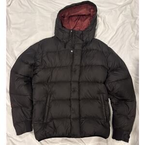 Rare Electric Visual Evolution Men’s Duck Down Puffer Jacket W/ Hood XL Black